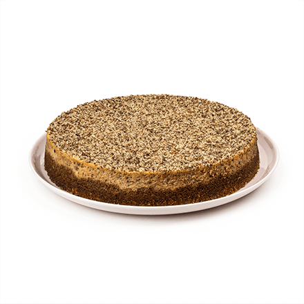 Vlašský ořech & karamel cheesecake
